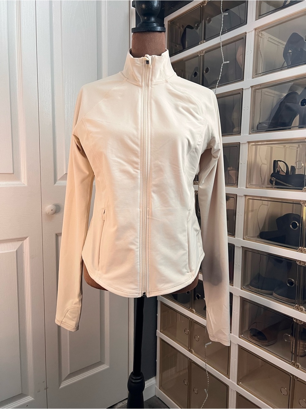 Full Zip Athletic Jacket XS | Slim Fit Track Yoga Lightweight